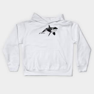 Killer Whale Image Kids Hoodie